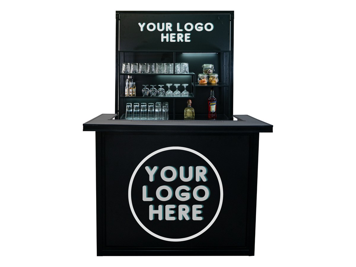 Single Black + Black Backbar