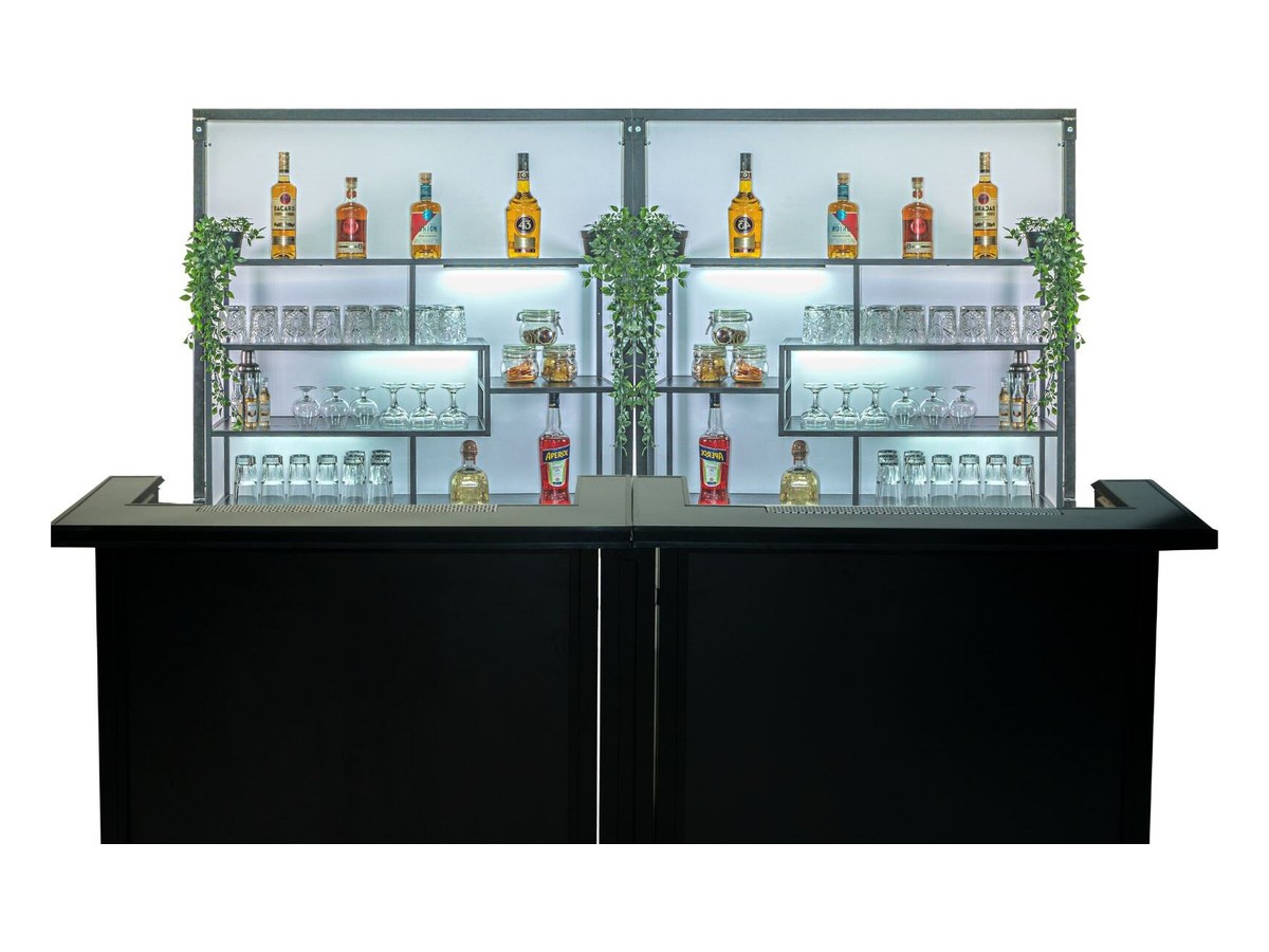 Double Bar White + Plants