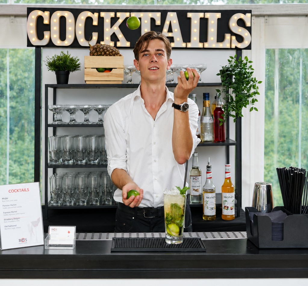 BarsOnSight bartender op locatie